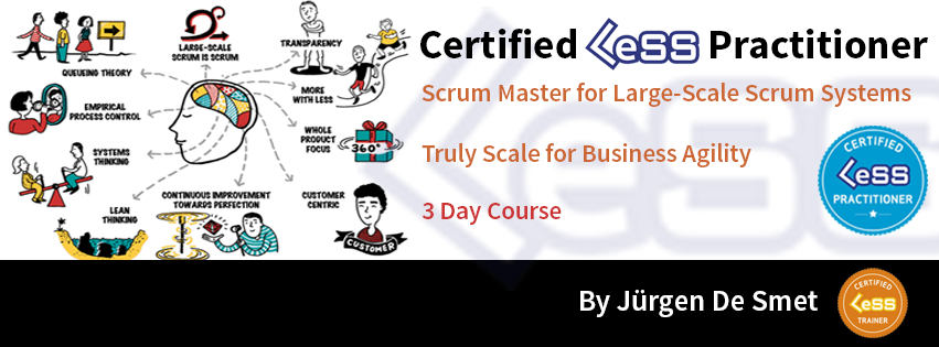 Certified LeSS Practitioner - Large-Scale Scrum Systems training by Jurgen De Smet